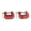 2 τεμάχια 1" Mini G Clamp Ξυλουργική Συσκευή Ρυθμιζόμενης Συσκευής Ξυλουργικής DIY 3