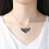 Colar com pingente de caveira e borboleta gótica JUNWELL, estilo rock, emo e gótico, corrente prateada. 6