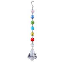Pingente de Natal Kayannuo com Cristais Coloridos - Corrente Arco-Íris para Iluminação - Oferta Especial de Natal