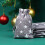 Τσάντα δώρου WinysinChristmas με κορδόνι και τσέπη από βαμβάκι και λινό, τσάντα 1
