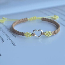 Pulseira "Para Minha Filha, Ligadas para Sempre" com Cartão - Pulseira de Pedra Natural - Joias para Presente
