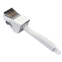 Stainless Steel Meat Tenderizer Knife with Hidden Blade and Adjustable Cutting Control for Kitchen