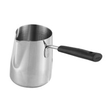DOMELAY Stainless Steel Turkish Coffee Pot Easy to Cleans Smooth Surface Coffee Maker 250ML