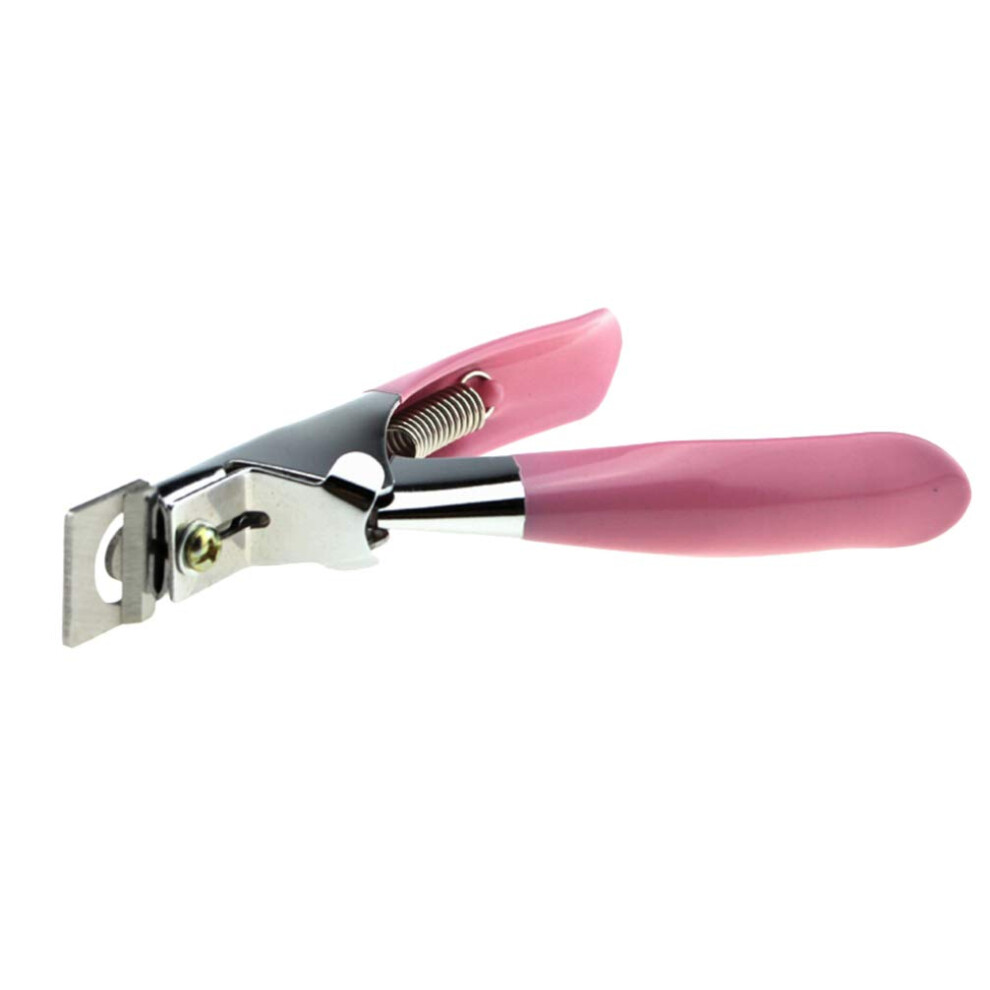 False Nail Clipper Stainless Steel Nail Tip Cutter for Acrylic Nails with Ergonomic Grip