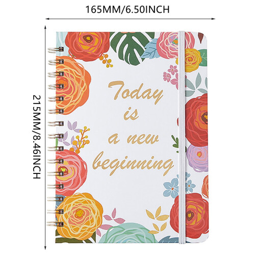 Xubond Notebook Weekly Plan Notebook Daily Plan Notebook Self Discipline Check In Notebook A5 Coil Tools 2