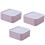 Storage Box Glove Case Plastic Compact Multi-purpose Drawer Sundries Clear Toy Bin Stackable 3 PCS 1