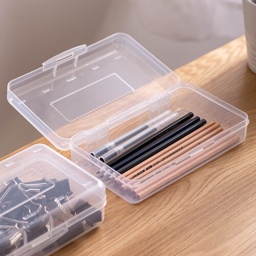 Dengjunhu plastic etui met klikdeksel, groen 2