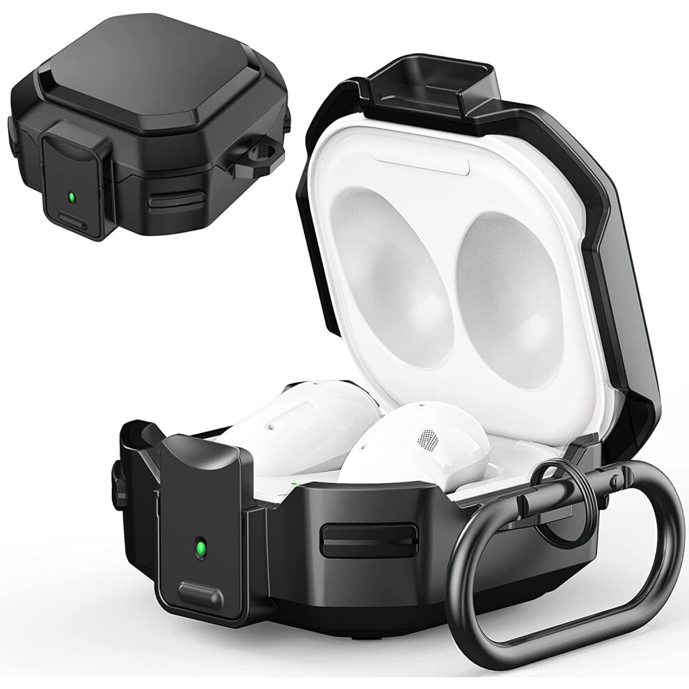 (With Secure Lock) Armor Case Cover For Compatible With Samsung Galaxy Buds 2 Pro Case(2022) /Galaxy Buds Pro Case(2021) /Galaxy Buds 2 9191629461516