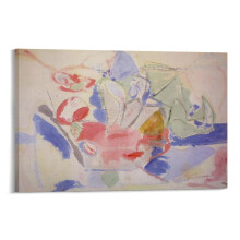 Abstraktes Gemälde von Helen Frankenthaler (65) – Leinwanddruck, 30 x 45 cm – Wandbild für Schlaf- und Wohnzimmer