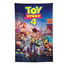 Toy Story Wandteppich (152 x 229 cm) – Ideal für Schlafzimmer, Wohnzimmer, Studentenwohnheim – Passt perfekt zu Disney-Dekoration – Perfekt