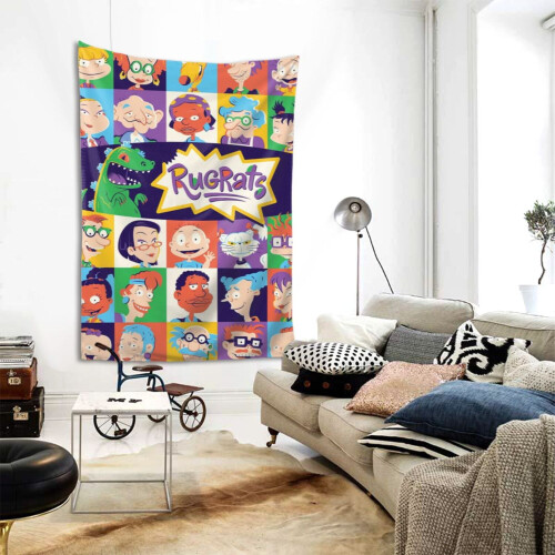 Ταπισερί Rugrats Μεγάλο Banner Κρεμαστό Τοίχο Ταπισερί Αισθητική Αφίσα Καλλιτεχνικό 1