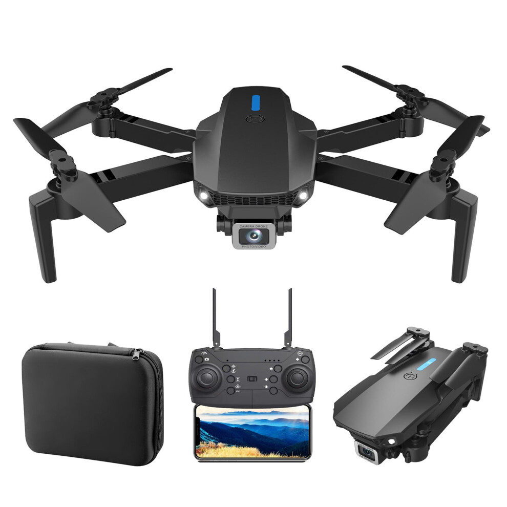 Zeceouar Drone With Camera Fpv 1080P 2.4G Wifi Rc Quadcopter With Headless Mode, Follow Me, Altitude Hold, Toys Gifts For Kids Adults 9322103710473