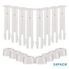 Kołki łączące do basenów Kiplyki, akcesoria do spa na świeżym powietrzu, plastikowe, 24 szt., 2,75 cala