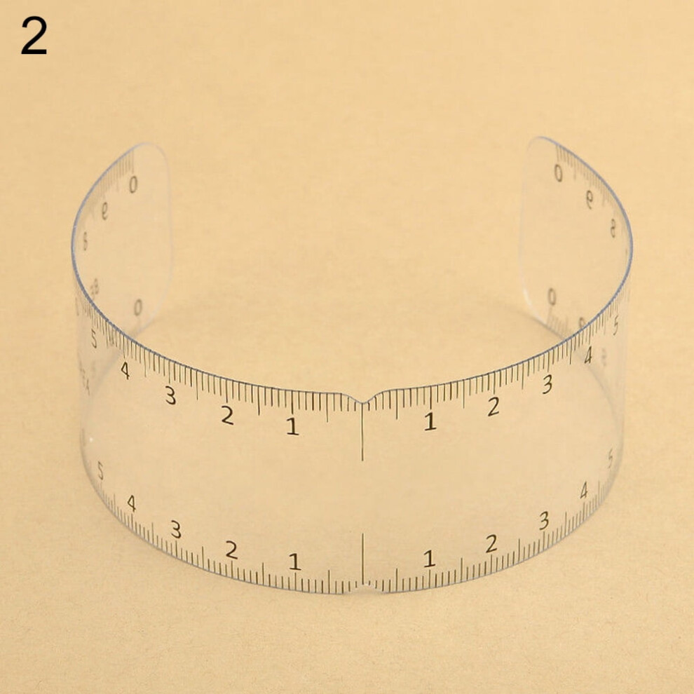 Happydeer Microblading Measure Semi Permanent Stencil Makeup Eyebrow Tattoo Guide Ruler