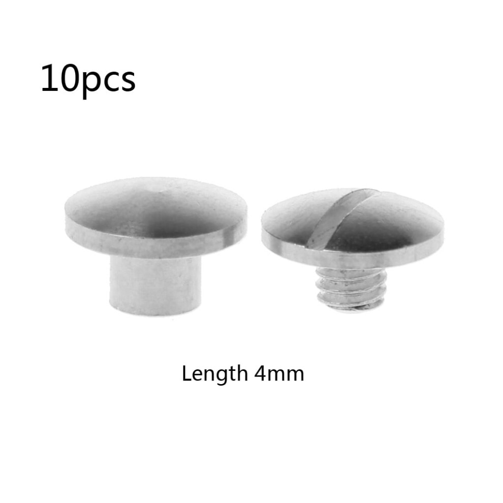 Zpaqi 10 Pairs Chicago Screw Binding Screws Posts Kit Leather Belt Repair Fastener 9322103710985