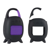Cás Cosanta Silicone atá comhoiriúnach le JBL CLIP5, Clúdach Bog Turraingdhíonach le Cosaint Uileghabhálach & Muinchille Eagraithe Allamuigh