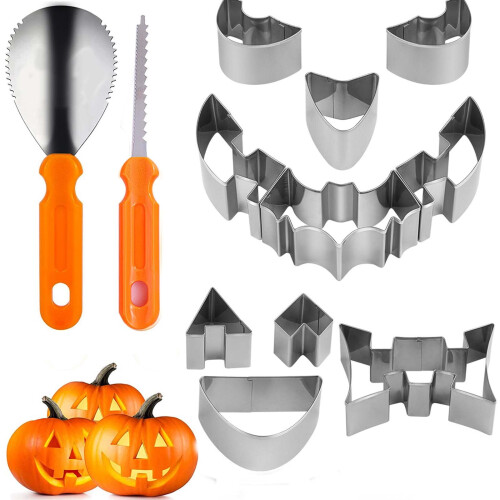 VALSEEL Kitchen Gadgets Σετ σκαλίσματος κολοκύθας για το Halloween, εργαλείο ψησίματος σε