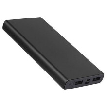 [Zestaw 2 sztuk] Powerbank 20000 mAh Ultracienki zewnętrzny akumulator Ładowarka do telefonu Dwa porty USB Latarka Bateria Pozostaje Wyświetlacz