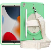 Capa compatível com iPad 9/8/7 (modelo de 10,2 polegadas, 9ª/8ª/7ª geração, 2021/2020/2019), proteção completa contra impactos.