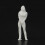 1:50 White Figures Architectural Model Human Scale HO Model Plastic Peoples,10 Pieces 6
