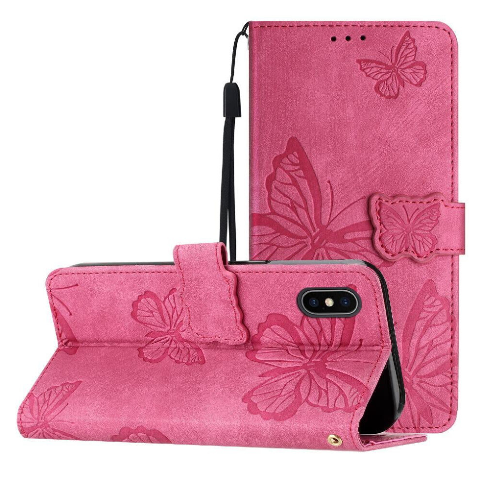 Flip Case For Compatible With Iphone Xs Max Wallet Card Slots Holder Pu Leather Magnetic Closure Butterfly 9322103712965