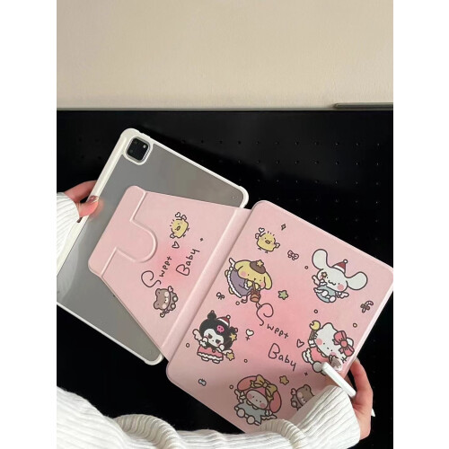 Κινούμενα σχέδια Hello Kitty 10,2 ιντσών συμβατό με Apple συμβατό με iPad 9/8 προστατευτικό 2