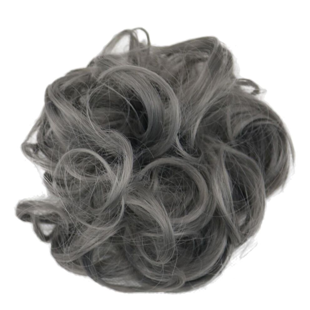 human hair wigs for women Curly Bun Extension Messy Bun Hair Piece Scrunchie Updo Wrap Hair Extensions Adult Female Costume Wigs Toupees, A