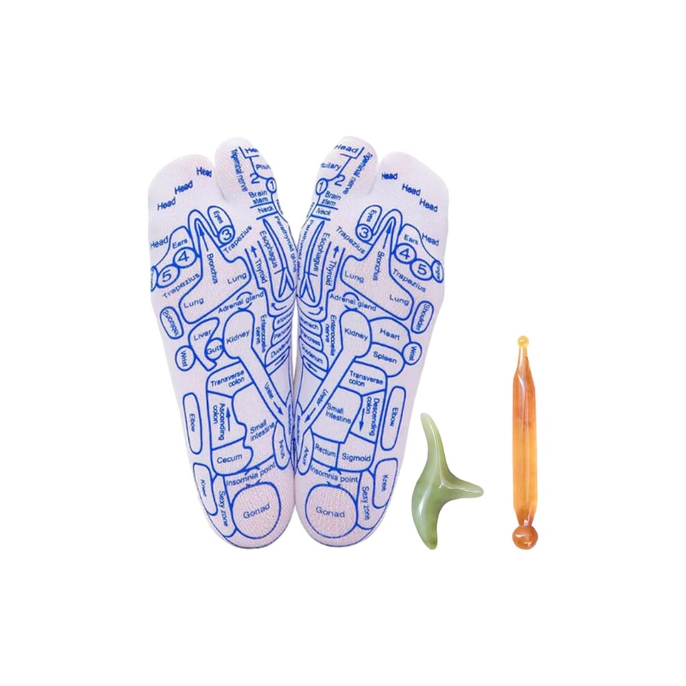Reflexology Socks with Tools for Women and Men, Pain Relief Acupuncture Socks for Foot Massage Pain Relief, Improve Circulation For Women