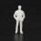 1:50 White Figures Architectural Model Human Scale HO Model Plastic Peoples,10 Pieces 8