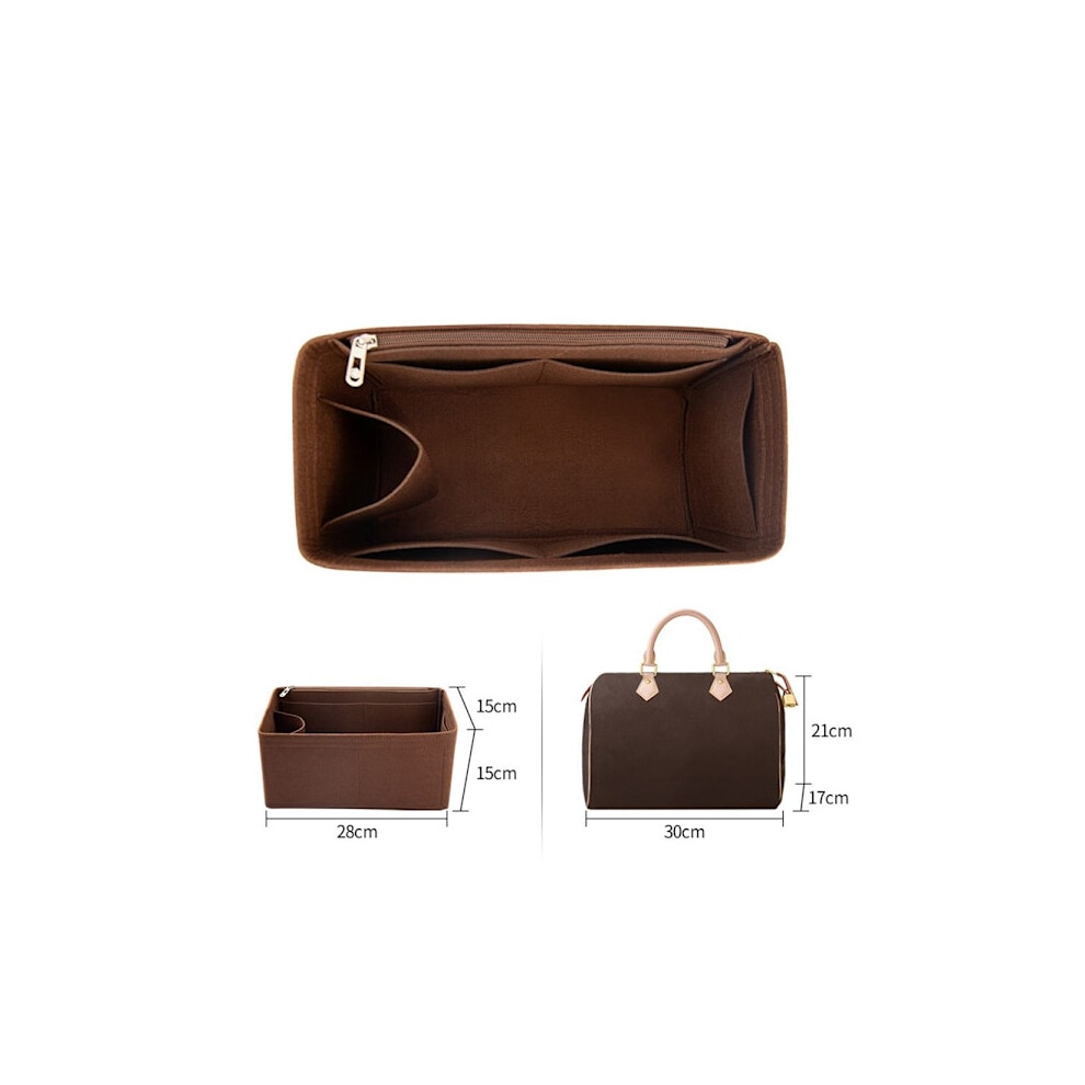 Felt Insert Bag Iiner Coffee For Speedy 30 For Speedy Coff Coff Coffee For Speedy 30-For Speedy 30 Red 9191629569458