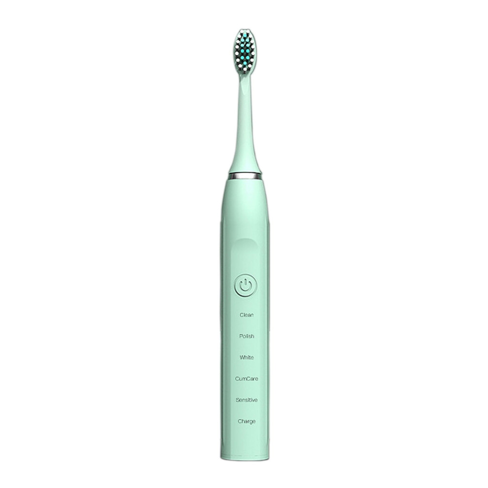 Home Deals! Clearance! Zeceouar Electric Toothbrush with 6 Heads, 5 Modes, 20-speed Timer, IPX7 Waterproof - Compatible with Replacement Heads