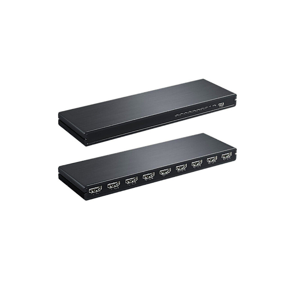 2024 8-Port 1 In 8 Out 1X8 Hdmi Splitter Audio Video 1080P Hub For Hd Hdtv 4K 3D Dvd Ft 9191629570171