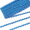 27Yards1/4inch Χρυσή πλεξούδα με κύμα S, μεταλλική κορδέλα πολυεστέρα με λάμψη για γάμο, 4