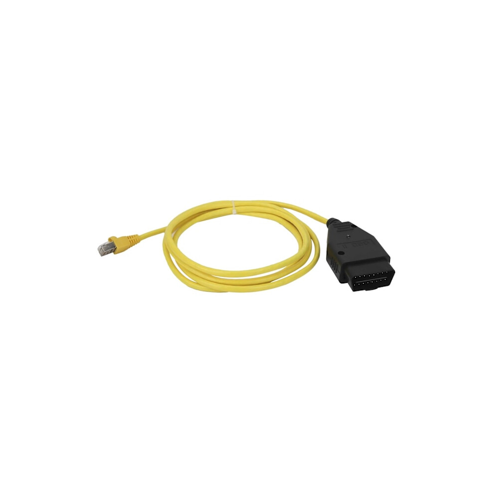 Ethernet To Obd Cable, Obd2 Cable Ethernet To Obd Cable Enet Interface Data Coding Diagnostic Tool Suitable Compatible With F/1/3/5/7 Series 9191629570812