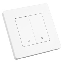 Interruptor de parede inteligente, interruptor de dimerização com temporizador de 2 vias, Wi-Fi, com indicador LED, interruptores de parede duplos,