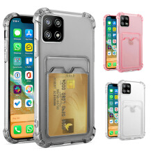 Compatible with Samsung Galaxy A22 5G - Case / Protection / Card Slot Grey