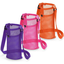 Soporte para botella de agua Kiibsot3Pc con correa ajustable, bolsa de transporte de malla compatible con funda de agua para perros, bolso bandolera