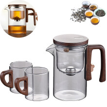Enchanti tekanne 720 ml, magisk tekanne med sil, klar klassisk Enchantikanne, kompatibel med Enchantitea