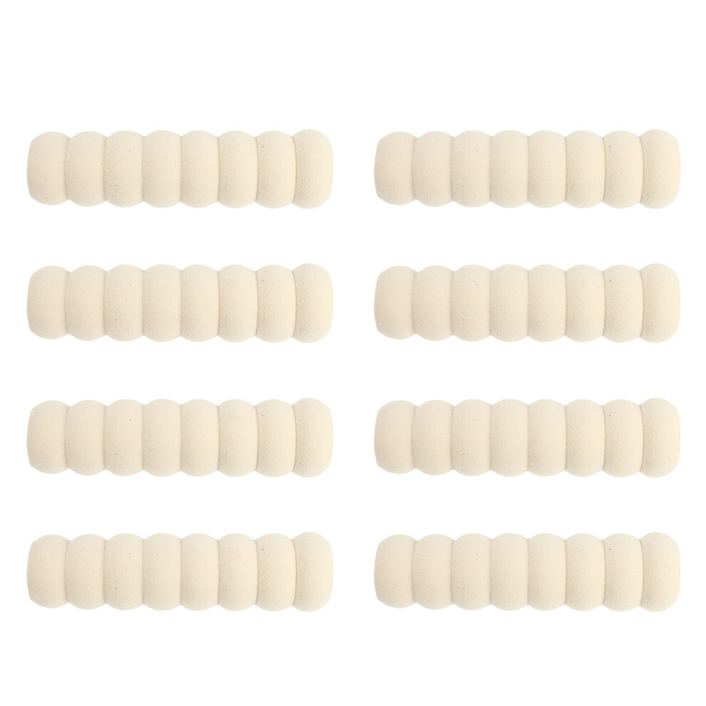 8Pcs Decorative Doorknob Cover Anti-Collision Door Handle Wrap For Home Beige 9191629571550