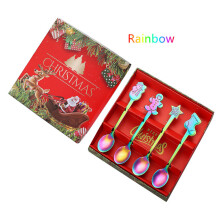 Kerstdecoraties, koffielepels, vorken, bestekset, kerstcadeaus 2023, nieuwjaarsdecoratie 2022, kerstman, kerstboomversieringen