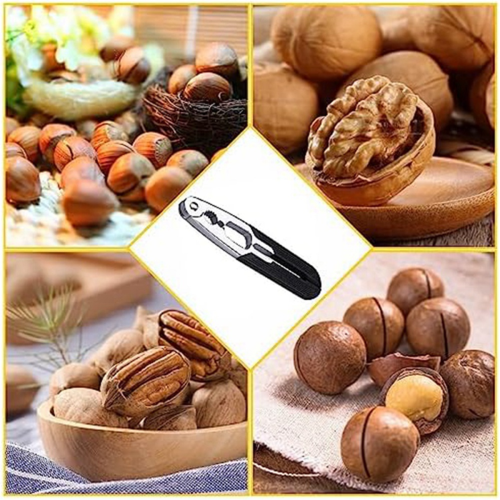 Nut Cracker Heavy Duty Nut Shell Opener Multipurpose Walnut Cracker for Walnut Hazelnut Almonds Pecan Seafood 1