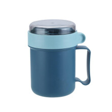 Isolierter Behälter für warme Speisen, tragbarer Frühstücksbecher mit Löffel, auslaufsichere Thermoskanne, geeignet für Schule und Büro