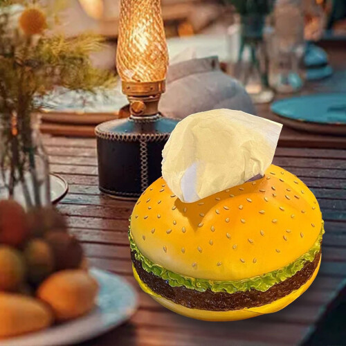 Κουτί Χαρτομάντιλων Miayilima Burger, Ρετρό Δημιουργική Διακόσμηση Σπιτιού,