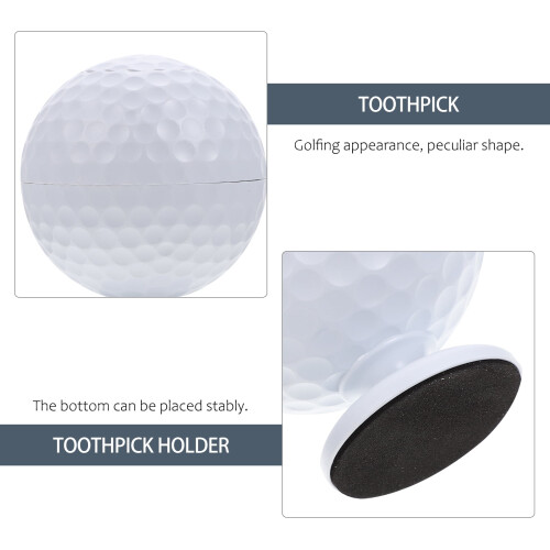 Eease Automatic Golfing Toothpick Dispenser Bottle - Modern Storage Holder 2