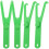 pcs Dental Floss Holder Replacements Plastic Floss Handles for Teeth Cleaning 3