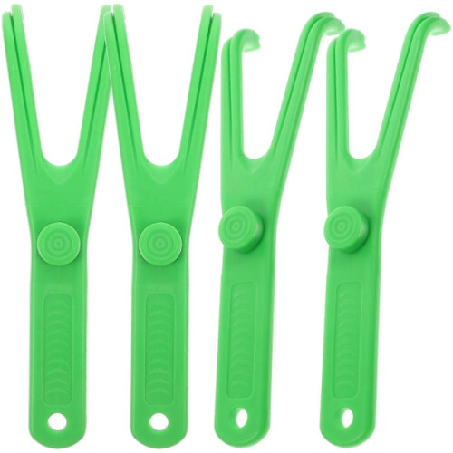 pcs Dental Floss Holder Replacements Plastic Floss Handles for Teeth Cleaning 2