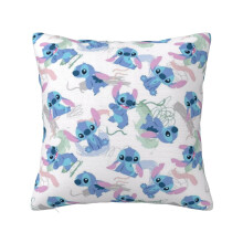Stitch Cartoon Pillowcase Decorative Throw Pillow Covers, For Sofa Home Decor, Choose Happy Seasonal Couch Cushion Case 12"X12"