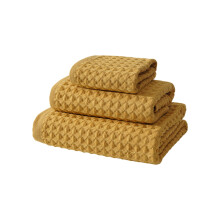 Twfbrm 3 Pcs Waffle Weave Cotton Towel Set, Highly Absorbent & Soft - Includes Bath Sheet, Hand Towel, Wash Cloth for Shower, Gym, Spa