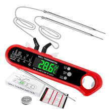 Dual Probe Food Thermometer with Alarm Function Kitchen Oven Outdoor Grill Thermometer