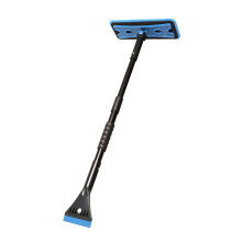 Yonrjhukm Car Snow Shovel, Retractable Snow Shovel, Removable Sponge, Does Not Hurt The Paint Aluminum Alloy Snow Brush, Double Head Snow Shovel